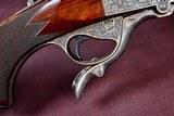 MAGNIFICENT GRIFFIN HOWE FARQUHARSON IN .219 ZIPPER ENGRAVED BY RUDOLPH KORNBRATH -- J UNERTL SCOPED -- INCREDIBLE RIFLE -- ONE OF A KIND - 5 of 20