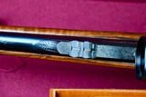 INCREDIBLE DUMOULIN DOUBLE SQUARE BRIDGE MAUSER IN .375 HH -- MAGNUM ACTION -- 24K GOLD ENGRAVED -- ALL FACTORY OPTIONS - 13 of 20