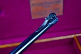 INCREDIBLE DUMOULIN DOUBLE SQUARE BRIDGE MAUSER IN .375 HH -- MAGNUM ACTION -- 24K GOLD ENGRAVED -- ALL FACTORY OPTIONS - 16 of 20