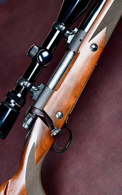 WINCHESTER 70 SUPER EXPRESS -- 458 WINCHESTER MAGNUM -- BUILT 1984 -- BEAUTIFUL UNTOUCHED CONDITION -- ALL ORIGINAL