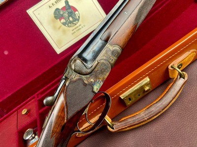 INCREDIBLE MERKEL BROTHERS 28GA O/U SPECIAL ORDERED BY A.F.STOEGER OF NEW YORK -- BEST QUALITY --PRISTINE ORIGINAL CONDITION