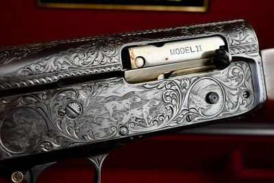 INCREDIBLE REMINGTON MODEL 11 20GA F GRADE 2 BARREL SET UNFIRED -- ABERCROMBIE AND FITCH - CASED WITH TRAVEL COVER - Image 4 of 20