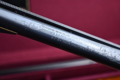 INCREDIBLE REMINGTON MODEL 11 20GA F GRADE 2 BARREL SET UNFIRED -- ABERCROMBIE AND FITCH - CASED WITH TRAVEL COVER - Image 15 of 20