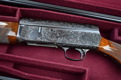 INCREDIBLE REMINGTON MODEL 11 20GA F GRADE 2 BARREL SET UNFIRED -- ABERCROMBIE AND FITCH - CASED WITH TRAVEL COVER - Image 5 of 20