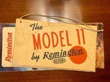 INCREDIBLE REMINGTON MODEL 11 20GA F GRADE 2 BARREL SET UNFIRED -- ABERCROMBIE AND FITCH - CASED WITH TRAVEL COVER - Image 18 of 20