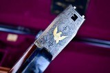 AUGUSTE FRANCOTTE 22 WRF PRE-WAR SIDEPLATE 45E DOUBLE RIFLE -- ABERCROMBIE & FITCH ORDERED AND CASED WITH CANVAS OUTER COVER --- 1 OF 