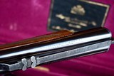 AUGUSTE FRANCOTTE 22 WRF PRE-WAR SIDEPLATE 45E DOUBLE RIFLE -- ABERCROMBIE & FITCH ORDERED AND CASED WITH CANVAS OUTER COVER --- 1 OF 