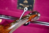 AUGUSTE FRANCOTTE 22 WRF PRE-WAR SIDEPLATE 45E DOUBLE RIFLE -- ABERCROMBIE & FITCH ORDERED AND CASED WITH CANVAS OUTER COVER --- 1 OF 