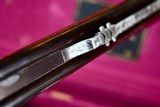 AUGUSTE FRANCOTTE 22 WRF PRE-WAR SIDEPLATE 45E DOUBLE RIFLE -- ABERCROMBIE & FITCH ORDERED AND CASED WITH CANVAS OUTER COVER --- 1 OF 