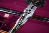 AUGUSTE FRANCOTTE 22 WRF PRE-WAR SIDEPLATE 45E DOUBLE RIFLE -- ABERCROMBIE & FITCH ORDERED AND CASED WITH CANVAS OUTER COVER --- 1 OF 