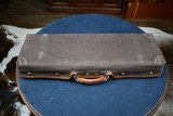 AUGUSTE FRANCOTTE 22 WRF PRE-WAR SIDEPLATE 45E DOUBLE RIFLE -- ABERCROMBIE & FITCH ORDERED AND CASED WITH CANVAS OUTER COVER --- 1 OF 