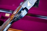 AUGUSTE FRANCOTTE 22 WRF PRE-WAR SIDEPLATE 45E DOUBLE RIFLE -- ABERCROMBIE & FITCH ORDERED AND CASED WITH CANVAS OUTER COVER --- 1 OF 