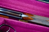 AUGUSTE FRANCOTTE 22 WRF PRE-WAR SIDEPLATE 45E DOUBLE RIFLE -- ABERCROMBIE & FITCH ORDERED AND CASED WITH CANVAS OUTER COVER --- 1 OF 