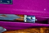 AUGUSTE FRANCOTTE 22 WRF PRE-WAR SIDEPLATE 45E DOUBLE RIFLE -- ABERCROMBIE & FITCH ORDERED AND CASED WITH CANVAS OUTER COVER --- 1 OF 