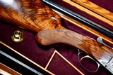 INCREDIBLE 1965 BROWNING SUPERPOSED DIANA GRADE 20GA 2 BARREL SET -- JOSE BAERTEN ENGRAVED -- MARVIN HUEY CASED - Image 7 of 19