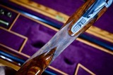 INCREDIBLE 1965 BROWNING SUPERPOSED DIANA GRADE 20GA 2 BARREL SET -- JOSE BAERTEN ENGRAVED -- MARVIN HUEY CASED - Image 13 of 19
