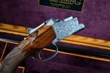 INCREDIBLE 1965 BROWNING SUPERPOSED DIANA GRADE 20GA 2 BARREL SET -- JOSE BAERTEN ENGRAVED -- MARVIN HUEY CASED