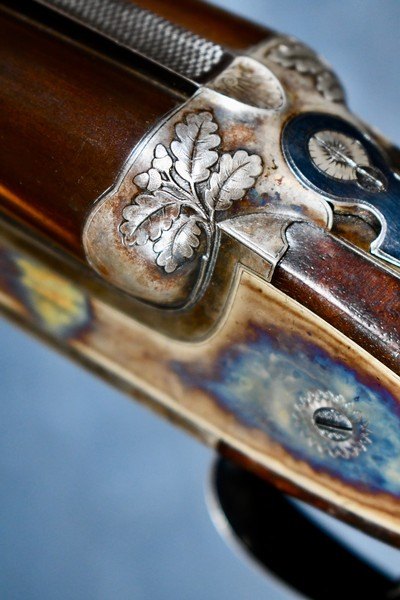 BEAUTIFUL PRE WAR S. BLONDEL AMIENS, BELGIUM 12GA SXS -- STRAIGHT GRIP HIGH CONDITION - Image 8 of 17