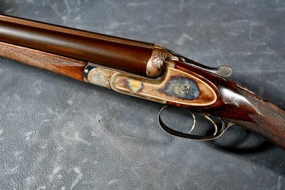 BEAUTIFUL PRE WAR S. BLONDEL AMIENS, BELGIUM 12GA SXS -- STRAIGHT GRIP HIGH CONDITION - Image 3 of 17