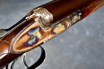 BEAUTIFUL PRE WAR S. BLONDEL AMIENS, BELGIUM 12GA SXS -- STRAIGHT GRIP HIGH CONDITION - Image 1 of 17