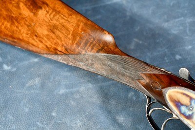 BEAUTIFUL PRE WAR S. BLONDEL AMIENS, BELGIUM 12GA SXS -- STRAIGHT GRIP HIGH CONDITION - Image 15 of 17