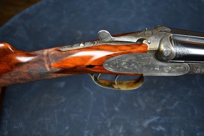 BEAUTIFUL PRE-WAR GERBRUDER ADAMY 28GA GRADE 8 -- STRAIGHT GRIP-- SPLINTER FOREND -- HEEL/TOE PLATES -- AS NEW - Image 8 of 17