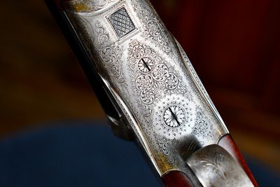 BEAUTIFUL PRE-WAR GERBRUDER ADAMY 28GA GRADE 8 -- STRAIGHT GRIP-- SPLINTER FOREND -- HEEL/TOE PLATES -- AS NEW - Image 13 of 17