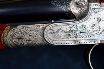 BEAUTIFUL PRE-WAR GERBRUDER ADAMY 28GA GRADE 8 -- STRAIGHT GRIP-- SPLINTER FOREND -- HEEL/TOE PLATES -- AS NEW - Image 5 of 17