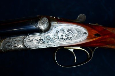 BEAUTIFUL PRE-WAR GERBRUDER ADAMY 28GA GRADE 8 -- STRAIGHT GRIP-- SPLINTER FOREND -- HEEL/TOE PLATES -- AS NEW - Image 4 of 17