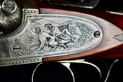 BEAUTIFUL PRE-WAR GERBRUDER ADAMY 28GA GRADE 8 -- STRAIGHT GRIP-- SPLINTER FOREND -- HEEL/TOE PLATES -- AS NEW - Image 9 of 17