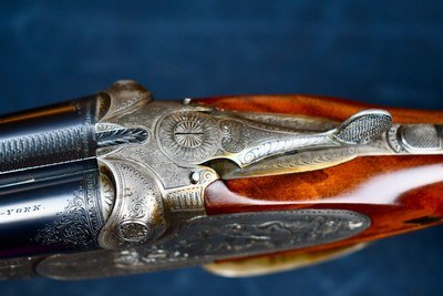 BEAUTIFUL PRE-WAR GERBRUDER ADAMY 28GA GRADE 8 -- STRAIGHT GRIP-- SPLINTER FOREND -- HEEL/TOE PLATES -- AS NEW - Image 10 of 17