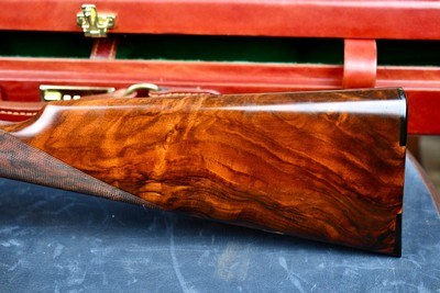 BEAUTIFUL PRE-WAR GERBRUDER ADAMY 28GA GRADE 8 -- STRAIGHT GRIP-- SPLINTER FOREND -- HEEL/TOE PLATES -- AS NEW - Image 15 of 17