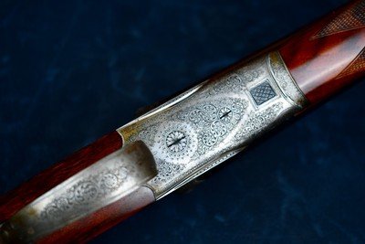 BEAUTIFUL PRE-WAR GERBRUDER ADAMY 28GA GRADE 8 -- STRAIGHT GRIP-- SPLINTER FOREND -- HEEL/TOE PLATES -- AS NEW - Image 3 of 17