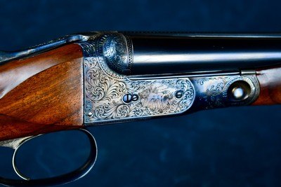 BEAUTIFUL PARKER BROTHERS DHE 28GA FACTORY SKEET GUN -- 00 FRAME--STRAIGHT GRIP -- SKELETAL BUTT -- 26