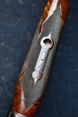 BEAUTIFUL PARKER BROTHERS DHE 28GA FACTORY SKEET GUN -- 00 FRAME--STRAIGHT GRIP -- SKELETAL BUTT -- 26
