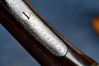 BEAUTIFUL RARE AHE 20/28 GA. 2 BARREL SET -- ACME STEEL , PISTOL GRIP,DOUBLE TRIGGERS ,EJECTORS AND CASED - Image 13 of 18