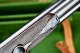 BEAUTIFUL RARE AHE 20/28 GA. 2 BARREL SET -- ACME STEEL , PISTOL GRIP,DOUBLE TRIGGERS ,EJECTORS AND CASED - Image 7 of 18