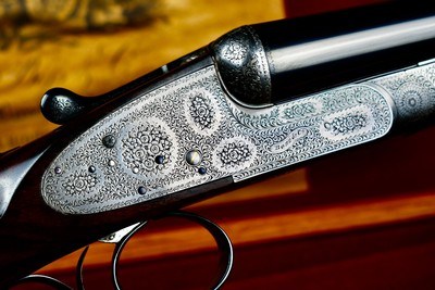 BEAUTIFUL BOSS & Co 12GAASSISTED OPENING GAME GUN -- FACTORY SINGLE TRIGGER WITH 2 SETS OF BARRELS -- #2 OF A PAIR - Image 1 of 13