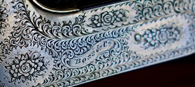 BEAUTIFUL BOSS & Co 12GAASSISTED OPENING GAME GUN -- FACTORY SINGLE TRIGGER WITH 2 SETS OF BARRELS -- #2 OF A PAIR - Image 3 of 13