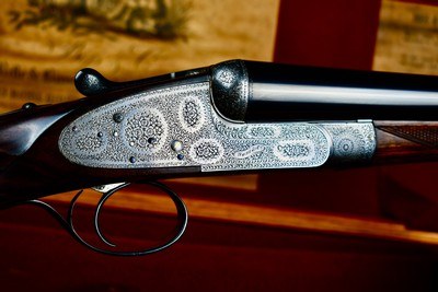 BEAUTIFUL BOSS & Co 12GAASSISTED OPENING GAME GUN -- FACTORY SINGLE TRIGGER WITH 2 SETS OF BARRELS -- #2 OF A PAIR - Image 2 of 13