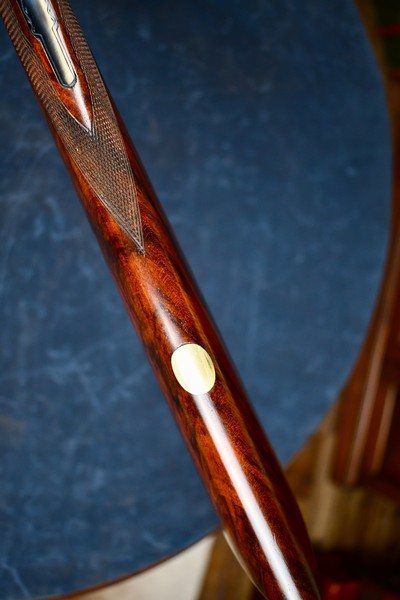 BEAUTIFUL WEBLEY SCOTT 700 20GA -- STRAIGHT HAND STOCK -- CHECKERED BUTT -- CASED - Image 8 of 20