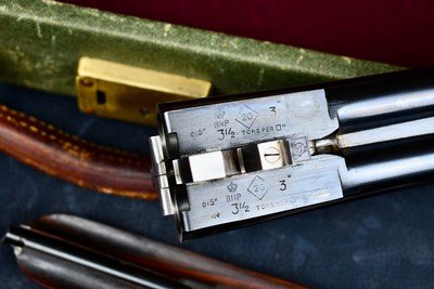 BEAUTIFUL WEBLEY SCOTT 700 20GA -- STRAIGHT HAND STOCK -- CHECKERED BUTT -- CASED - Image 16 of 20