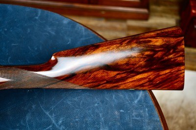 BEAUTIFUL WEBLEY SCOTT 700 20GA -- STRAIGHT HAND STOCK -- CHECKERED BUTT -- CASED - Image 17 of 20