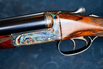 BEAUTIFUL WEBLEY SCOTT 700 20GA -- STRAIGHT HAND STOCK -- CHECKERED BUTT -- CASED - Image 5 of 20