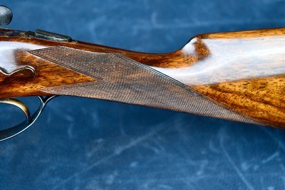 BEAUTIFUL WEBLEY SCOTT 728 28GA -- STRAIGHT HAND STOCK -- SPLINTER FOREND -- DOUBLE TRIGGERS -- HIGH CONDITION - Image 8 of 15