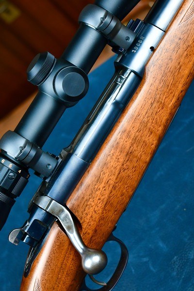 1938 WINCHESTER MODEL 70 -- 30 GOVT. 06 -- SCOPE -- PAD -- REFINISHED WOOD - Image 1 of 16