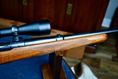 1938 WINCHESTER MODEL 70 -- 30 GOVT. 06 -- SCOPE -- PAD -- REFINISHED WOOD - Image 4 of 16