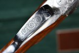GORGEOUS MERKEL 210E 28GA -- ENGLISH STOCK -- SOLID RIB -- DOUBLE TRIGGER -- FACTORY PLATE -- HIGH CONDITION - Image 12 of 17