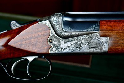 GORGEOUS MERKEL 210E 28GA -- ENGLISH STOCK -- SOLID RIB -- DOUBLE TRIGGER -- FACTORY PLATE -- HIGH CONDITION - Image 3 of 17