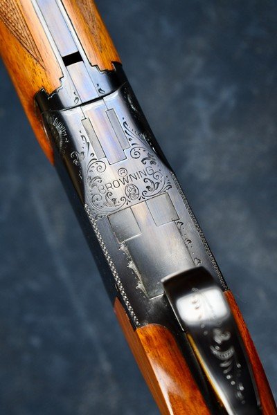 RARE 1960 BROWNING SUPERPOSED 410 -- 26 3/8 MOD/FULL -- FACTORY ORIGINAL GUN AT 99% - Image 10 of 19